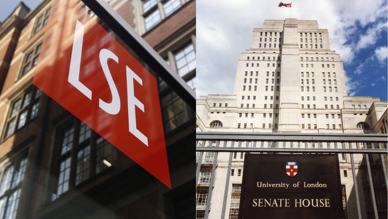 LSE全球课程学位证书由伦敦大学直接颁发，国际认可度与英国校区完全一致