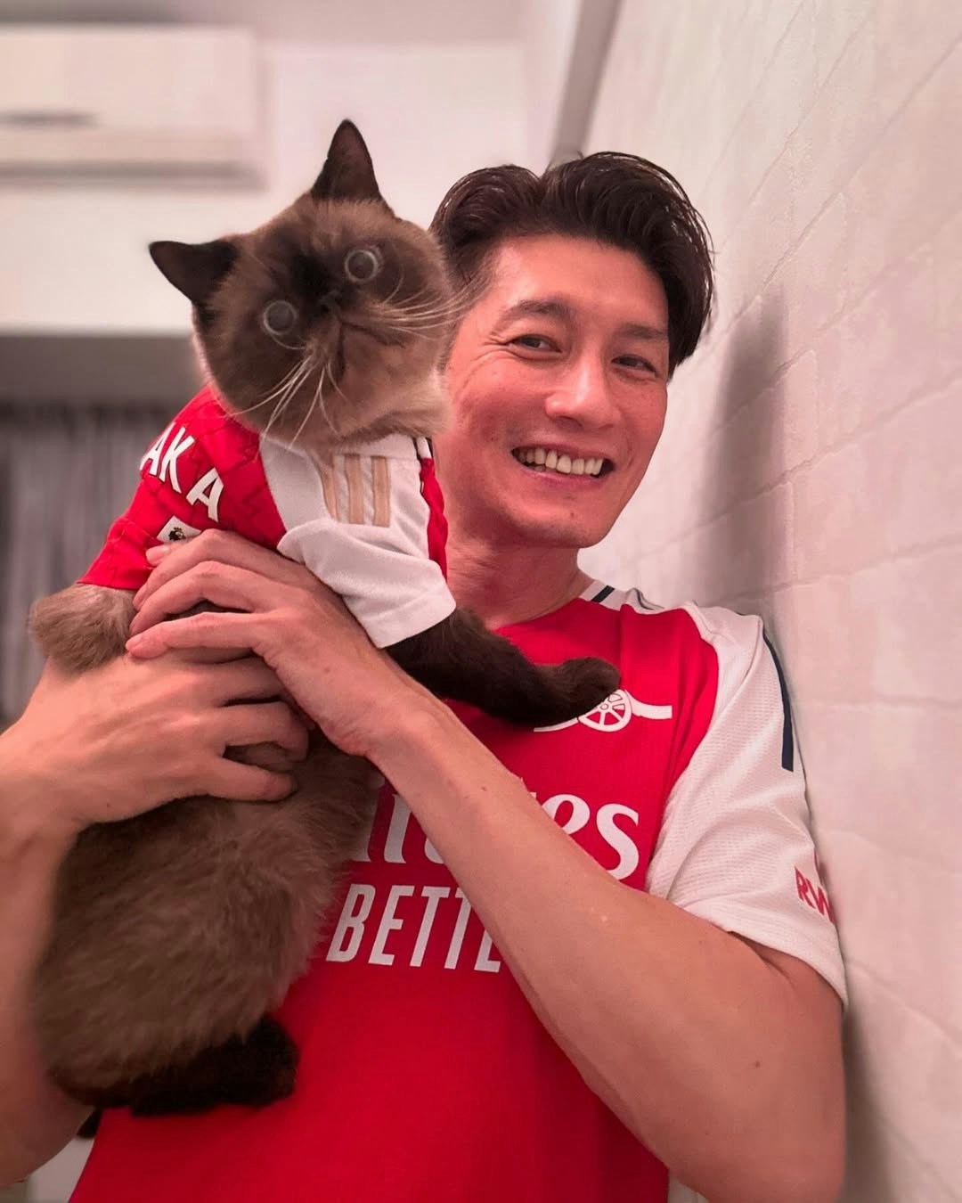 袁文杰与爱猫