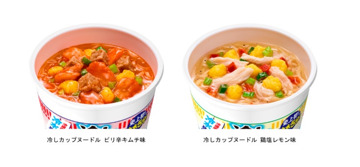 冷泡杯面冲泡示意图
