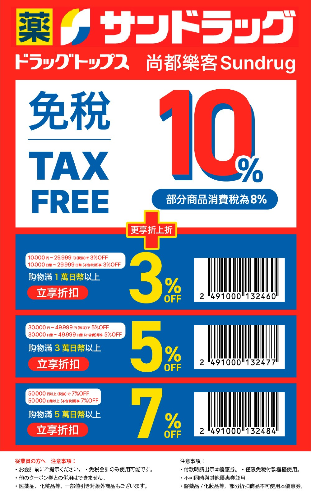 Sundrug门店优惠标识