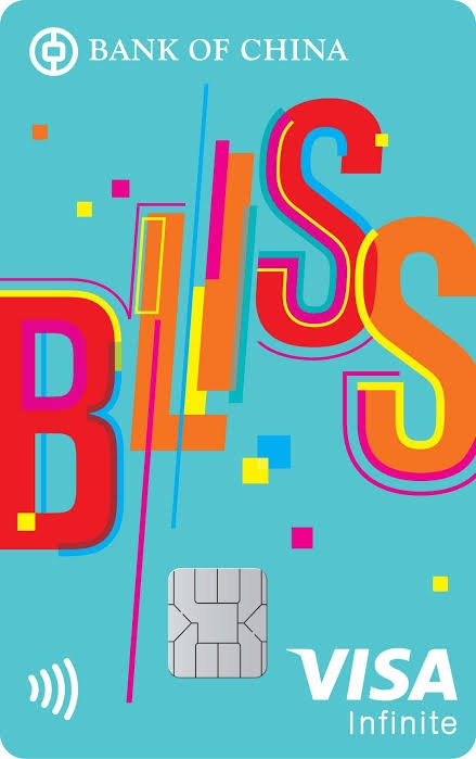 中银Bliss Card —— 指定商户回赠6%／上限HK$600