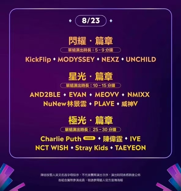 TIMA国际音乐大赏8.23阵容