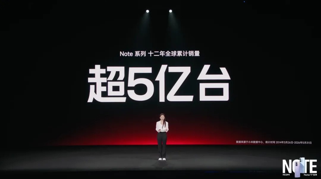 Redmi Note 17系列真机展示