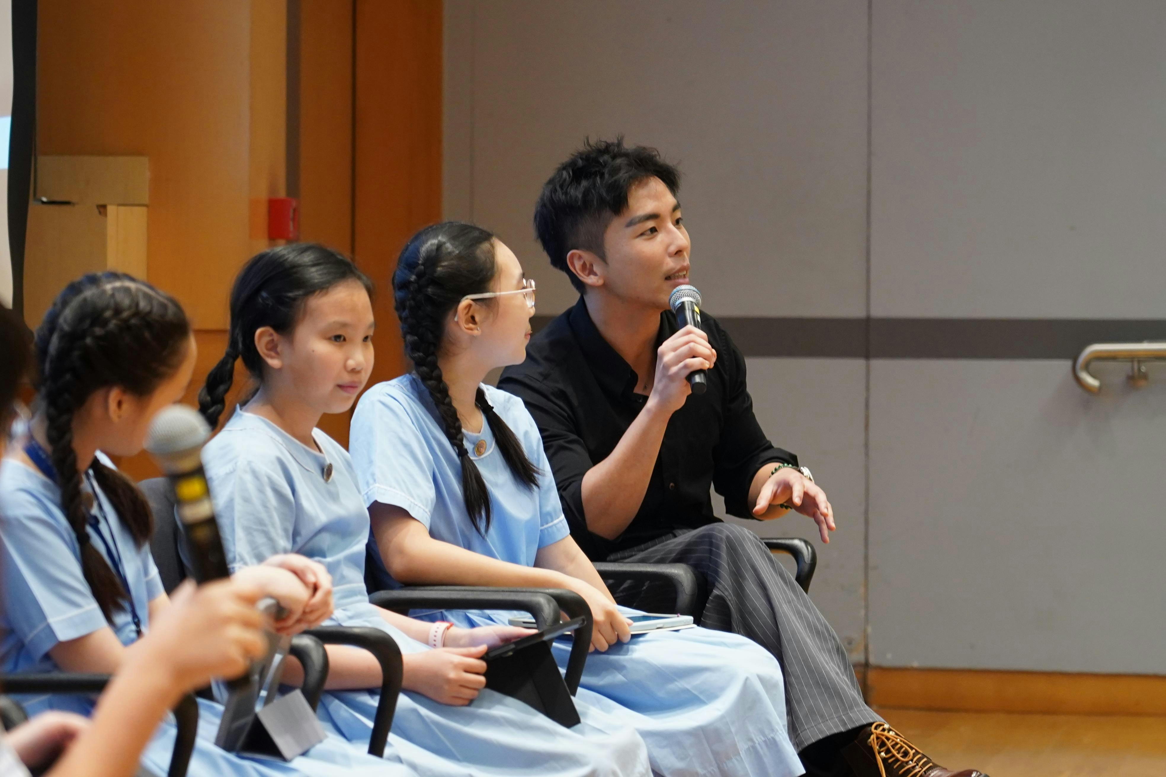 圣公会阮郑梦芹银禧小学学生参与论坛讨论