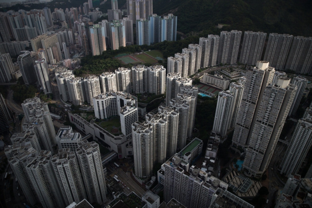 香港住宅楼宇外景