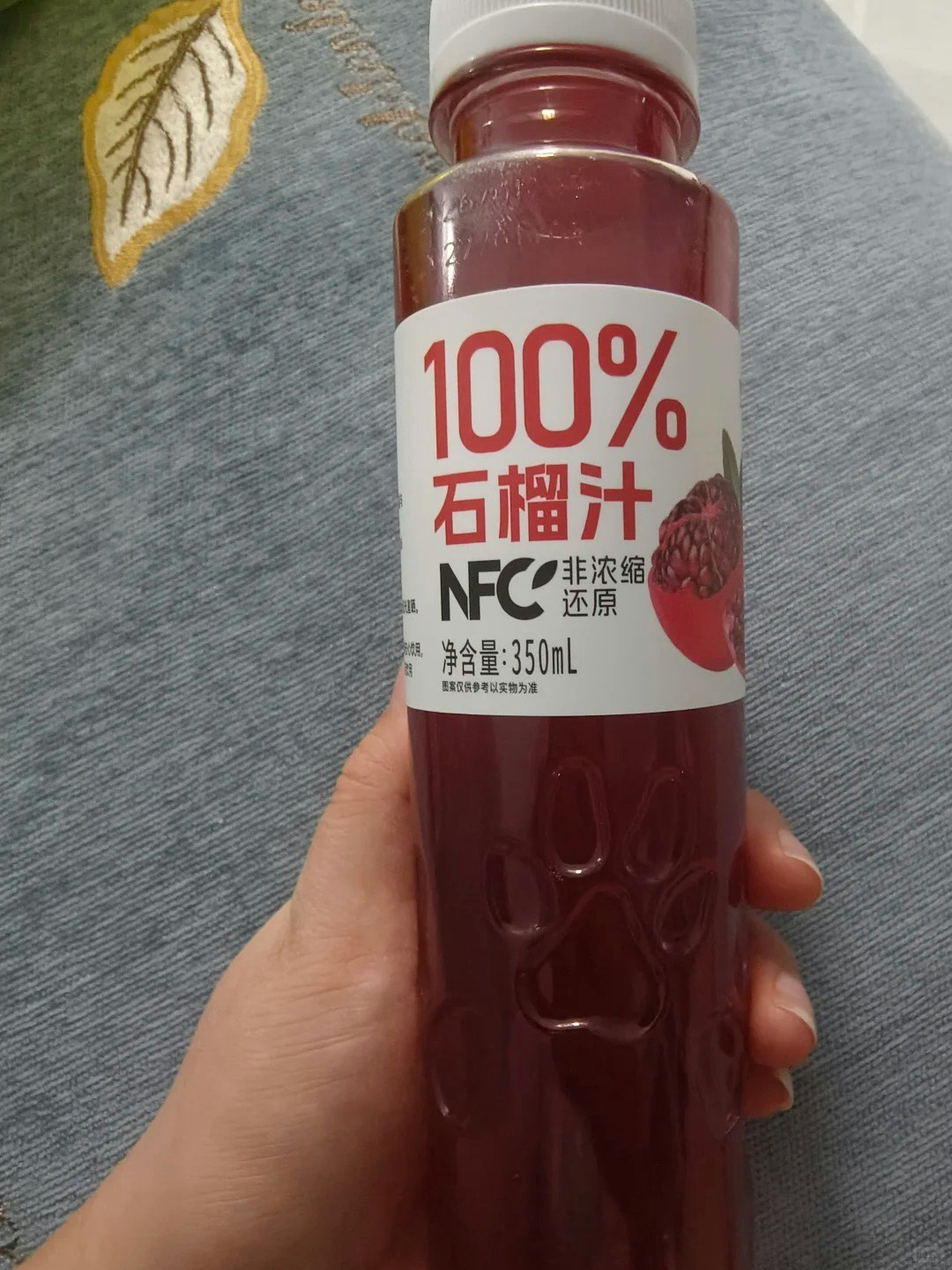 河南某工厂生产的勾兑NFC果汁产品包装