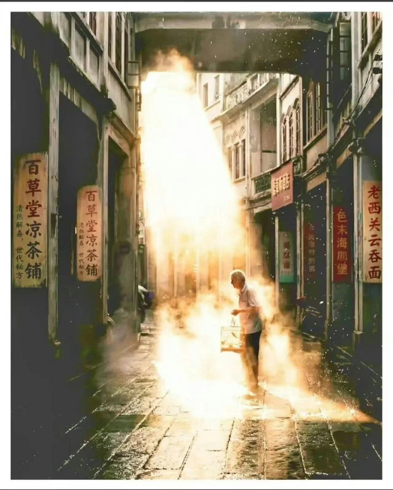 《骑楼旧光》作品原图