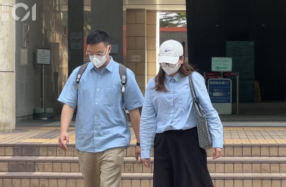 女婴父母余炳恒与罗嘉倩出席聆讯