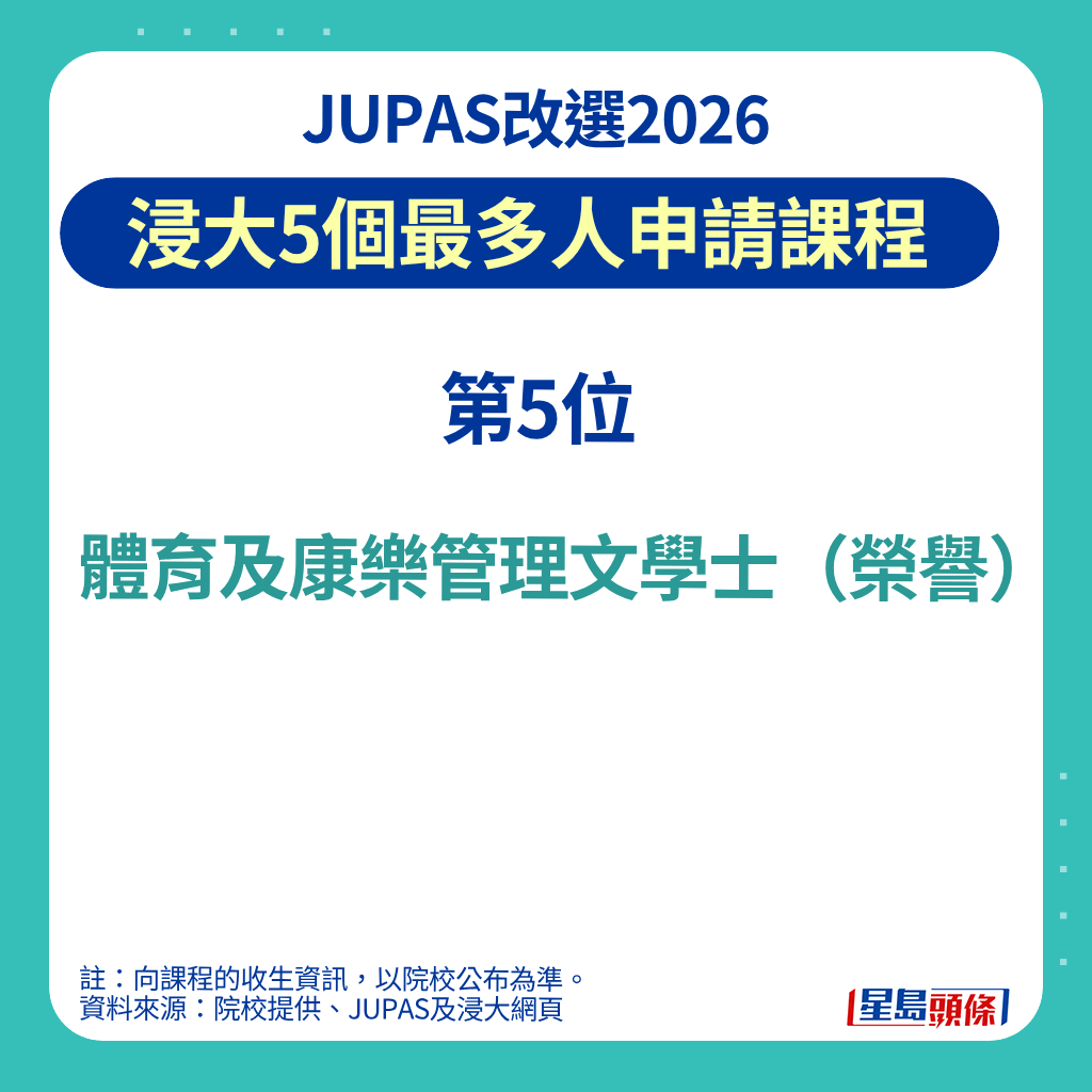 体育课程新增运动科学主修