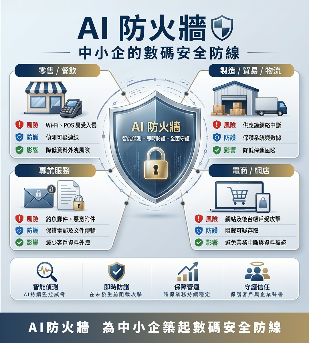 不同行业场景下的网络安全应用示意图