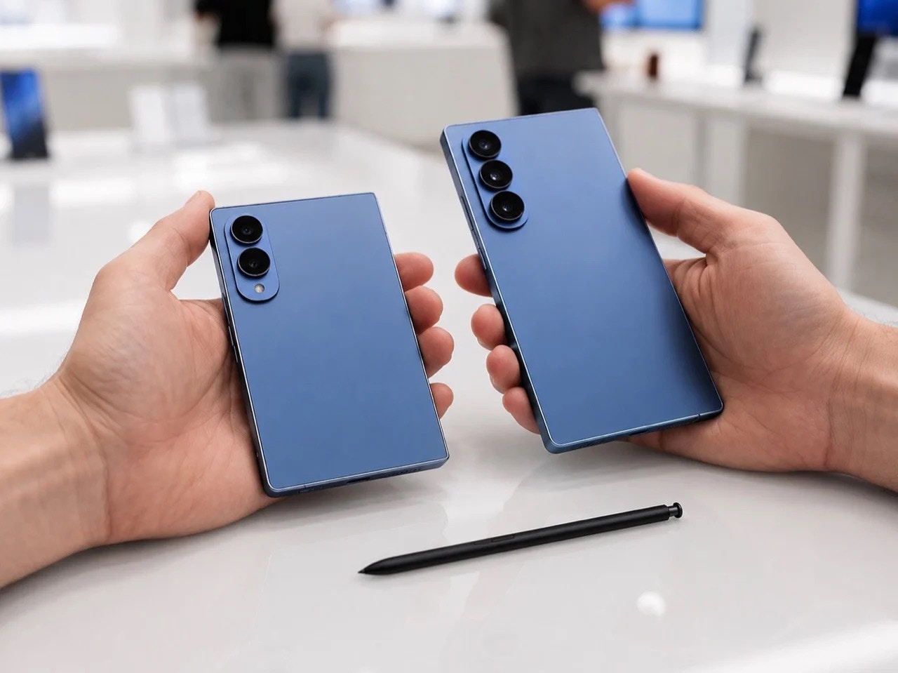 疑似Galaxy Z Fold 8系列三款机型对比